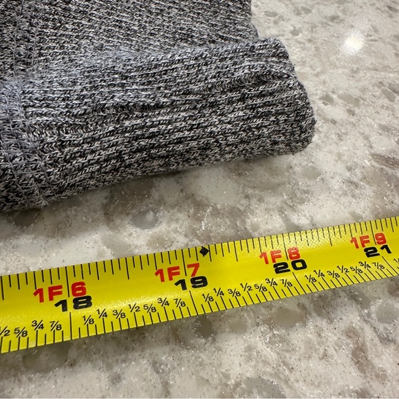 ROOTS Canada Felt Print Graphic Salt & Pepper Crew Long Sleeve Sweatshirt L - Picture 11 of 12